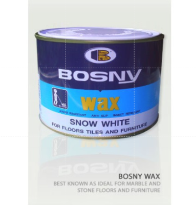 Bosny ขี้ผึ้งขัดพื้นขาว บอสนี่ "Bosny" ขนาด 12 กก. เฉดสี ขาว