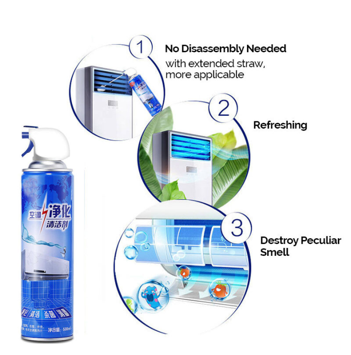 500ml Cleaner Air Conditioner Cleaning Spray For Window Lazada PH