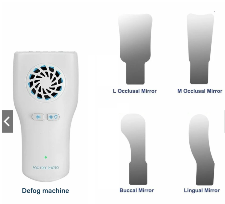 Dental LED Lights Automatic Defogging Mirror Antifog Mirrors Oral