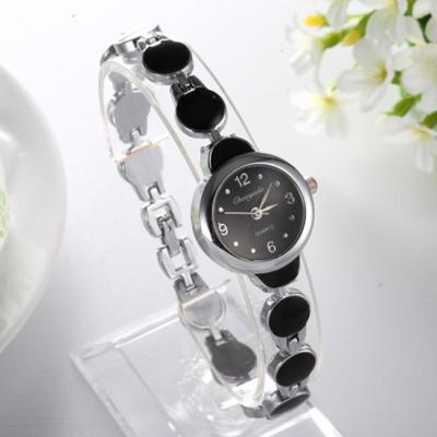 （A Decent035）WholesaleDial Black Stone SilverWomen WristwatchWatch Hot Sale Reloj Drop Shipping
