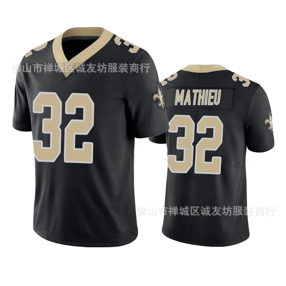 NFL football uniform Jersey Saints 32 black Saints Tyrann Mathieu