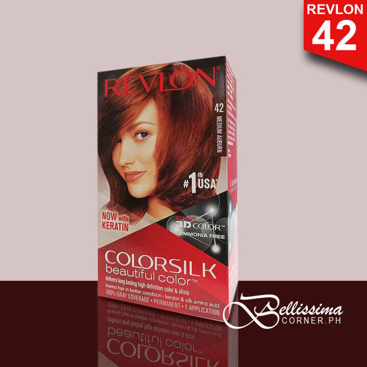 Revlon Colorsilk Medium Auburn 42 Permanent And Ammonia Free Lazada PH   B8fa74b66bddf32c089614146116f3d0  720x720q80 