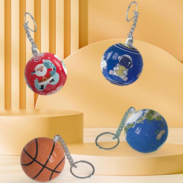 mini-globe-keychains-key-chains-jigsaw-puzzle-party-favors-funny-classroom-rewards-3d-ball-puzzles-keyring-pendant-for-keys-backpack-kids-boys-girls-premium