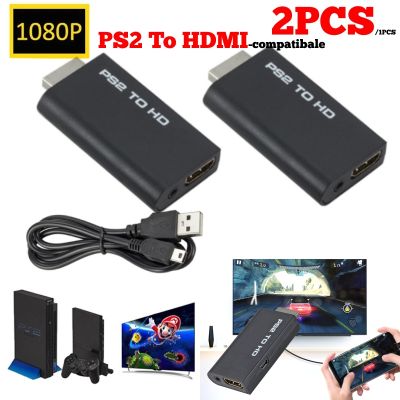 【CW】▽۞  ForPS2 to HDMI-compatible Converter Audio Video 480i/480p/576i with 3.5mm Output for All PS2 Display Modes