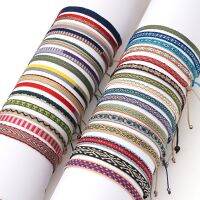 Easter Braided Bracelets For Women Pattern Boho Jewelry Friendship Rope Bracelet Vintage Weave Handmade Textile Bangles Replacement Parts