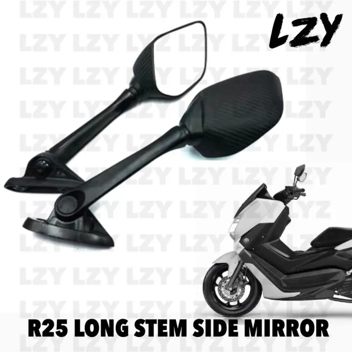 R25 Long Stem Universal Motorcycle Side Mirror For Nmax Pcx Adv ...