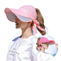 [Fine Jewelry]หมวกกันแดดฤดูร้อน Visor หมวกหญิง Scalable Brim หมวกเบสบอลที่ว่างเปล่า UV Protection Beach Sun Visor หมวกสำหรับผู้หญิง