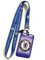 เชลซี  ที่ใส่บัตร ซองใส่บัตร ที่ใส่บัตร พร้อมสายคล้องคอ(2cm) ลาย  CHELSEA BLUE  สิงโตน้ำเงินคราม B สำหรับบัตร 5.5x8.5cm (body 7x11cm) สวยงาม งานสวย  by NPNN SHOP