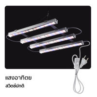 ไฟปลูกต้นไม้ led AC100-265V เต็มสเปกตรัม หรี่แสงได้ หลอดไฟปลูกพืช มีสวิตช์ปิดเปิด เหมาะสำหรับพืชทุกชน ไฟบาร์ปลูกต้นไม้ 4