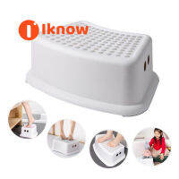 I Know Non-Slip Bench Stool ห้องอาบน้ำสตูลเก็บของ Baby Wash Children Foot Stool Storage Stool