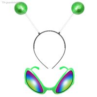 【hot】✈☼✆  Alien Headband Costume para Crianças Acessórios de festa Óculos sol Antenna Headbands