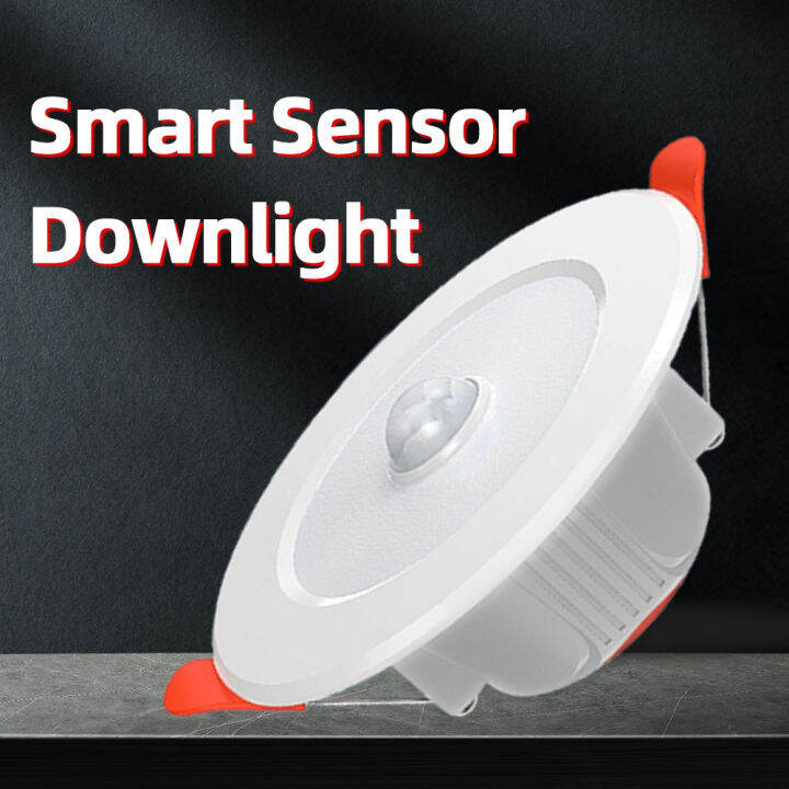 PIR Sensor Motion LED Downlight Night Light Recessed Ceiling Spot Lamp