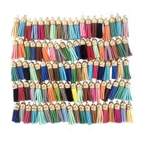 100 Pcs/pack Of 4 Cm Wide Tassels For Craft DIY Clothing Package Key Chain Bag Findings Pendants Crafts Handmade Jewelry Making Accessories