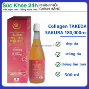 Nước uống trắng da Collagen TAKEDA SAKURA 180,000mg Chai 500ml