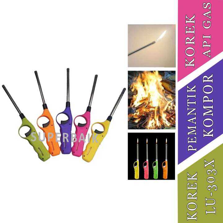 Korek Api Gas - Korek Pemantik Gas - Korek Pemantik Kompor - LU-303X ...