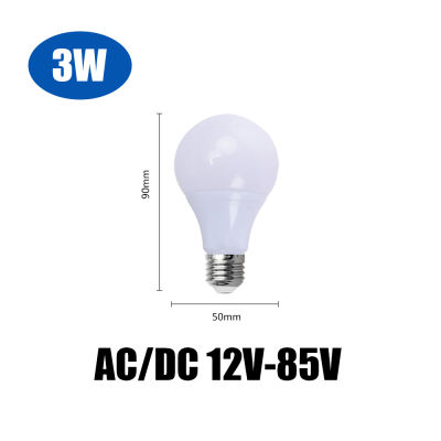 10pcslot LED Bulb 12V 24V 36V Light E27 Lampada 3W 5W 7W 9W 12W 15W Led lamp Bombillas Led Light Lighting Warm Cold White