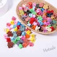 【hot sale】❄ C05 50Pcs/Set Colorful Mini Hair Clips for Girls Women Flower Star Sweet Matte Hairpins Hair Claws Headwear Kids Hair Accessories Wholesale