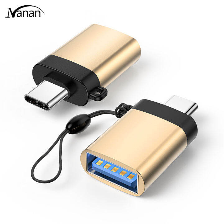 usb-to-type-c-3-0อะแดปเตอร์-otg-อะแดปเตอร์โทรศัพท์มือถือสายคล้อง