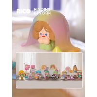 【ของแท้】ตุ๊กตาฟิกเกอร์ Rico Happy Daily Present Series Blind Finding Unicorn น่ารัก