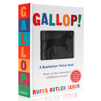 English original light and film animation book series gallop!: A animation picture book horsestep animation effect flipping Book Magic animation Book waddle picture book