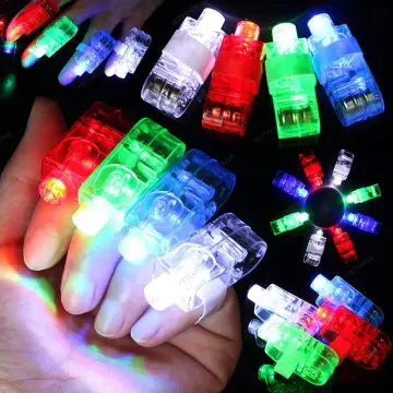 10pcs LED Finger Lights Finger Ring Glow Sticks for Kids Adults Bright  Party Favors Party Supplies for Holiday Light up Toys - AliExpress