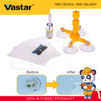 Vastar กระจกรถยนต์ชุดบำรุงรักษาเครื่องมือซ่อมแซมหน้าต่างอัตโนมัติสำหรับชิปแตกกระจกซ่อมชุดรถยนต์ดูแล DIY (สีขาว)