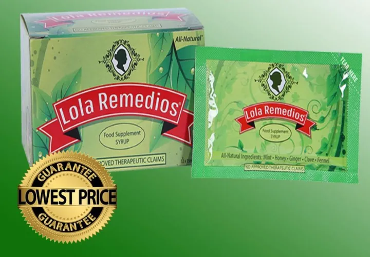 Lola Remedios Food Supplement Syrup 1 Box (15ml X 12 Sachet) 