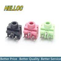 10PCS 3.5mm 0357-5P Female Audio Connector PJ317 5Pin DIP Headphone Jack Socket PJ-317 pink green black