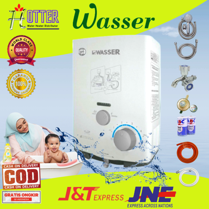 Water Heater Gas Komplit murah water heater gas komplit 1 set water heater  murah komplit water heater kaca komplit bergaransi Pemanas air gas kamar  mandi water heater gas pemanas air kamar mandi