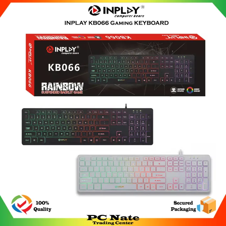 INPLAY KB066 SMOOTH TOUCH KEYBOARD FOR DESKTOP PC / LAPTOP Lazada PH