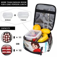 Cartoon Anime Alps Heidi Funny Insulated Lunch Bag for Women Portable Mountain Girl Thermal Cooler Lunch Tote Office Work School