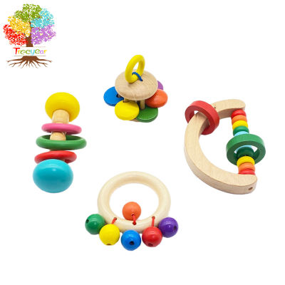 Treeyear Montessori เครื่องดนตรีไม้ของเล่นสำหรับเด็กวัยหัดเดินและเด็ก Montessori ของเล่นเด็กอาบน้ำของขวัญ