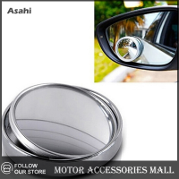 Asahi Motor กระจกส่องจุดบอดในรถยนต์กระจกมองหลังปรับได้360มุมมอง ° 1ชิ้น