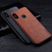 【Shell set]ซองหนังสำหรับ Xiaomi R Edmi หมายเหตุ5 Pro หรูหราธุรกิจสไตล์ย้อนยุคลิ้นจี่แบบปกหลังสำหรับ R Edmi หมายเหตุ5กรณีโทรศัพท์ Pro