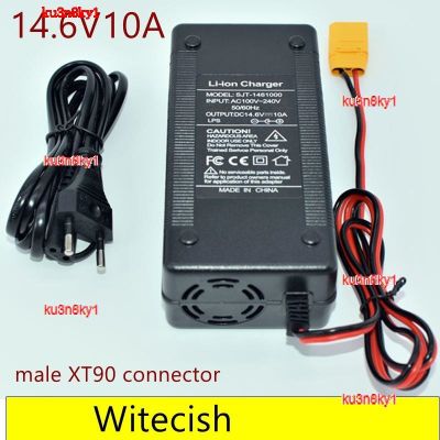 ku3n8ky1 2023 High Quality Witecish Output 14.6V 10A12 For 12.6V 10A Lifepo4 Battery Charger withClips Charge DC Adapter Input 100-240V Clip head