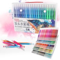 【CW】 36/72/100 Colors Watercolor Markers Pens  amp; Supplier Fineliner Calligraphy