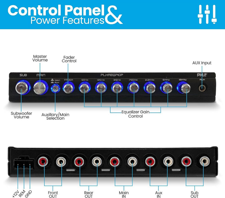 pyleusa-7-band-parametric-equalizer-7-volt-rms-pre-amp-output-with-subwoofer-gain-control-and-3-input-sources-selectable-blue-light-illumination