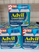 Sét 2 Hộp Viên Uống Giảm Đau Advil Liquid Gels 200mg 120v Mỹ