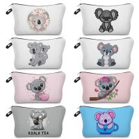 【jw】№♠►  Student Outdoor Womens Makeup Cartoon Koala Print Storage School Teacher