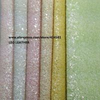 3PC A4 SIZE (21x29cm)  Chunky Glitter Leahter Fabric PU Leather for DIY Sewing P719A Note Books Pads