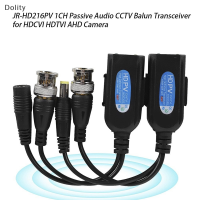 Dolity 1คู่กล้องวงจรปิด Coax BNC Video Power Balun Transceiver ถึง CAT5e 6 RJ45 CONNECTOR