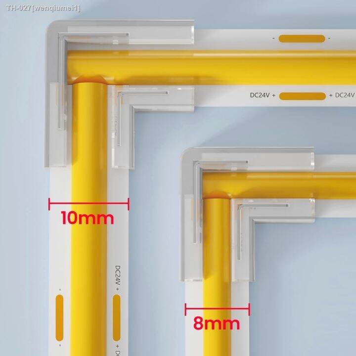 l-shape-cob-led-strip-connectors-for-5mm-8mm-10mm-2pin-3pin-4pin-ip20-90-degree-corner-free-soldering-quick-easy-connecting-kit