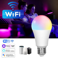 สมาร์ท WiFi หลอดไฟ LED 15W RGB ไฟ LED Cozylife APP หลอดไฟหรี่แสงได้ทำงานร่วมกับ Alexa Google Home การควบคุมด้วยเสียง Magic LED Lamp-ju544982