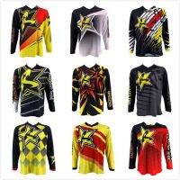 HOT★ใหม่2020 RACESTARS Motocross เสื้อแจ็คเก็ตรถจักรยานยนต์ Off-Road เสื้อยืดนั่ง MTB จักรยานแขนยาวเสื้อ Motocross Moto เจอร์ซีย์