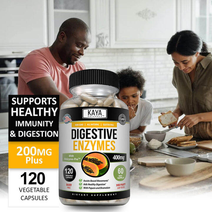 Bromelain & Papain Capsules to Support Healthy Digestion, Joint Pain, Allergies Lazada