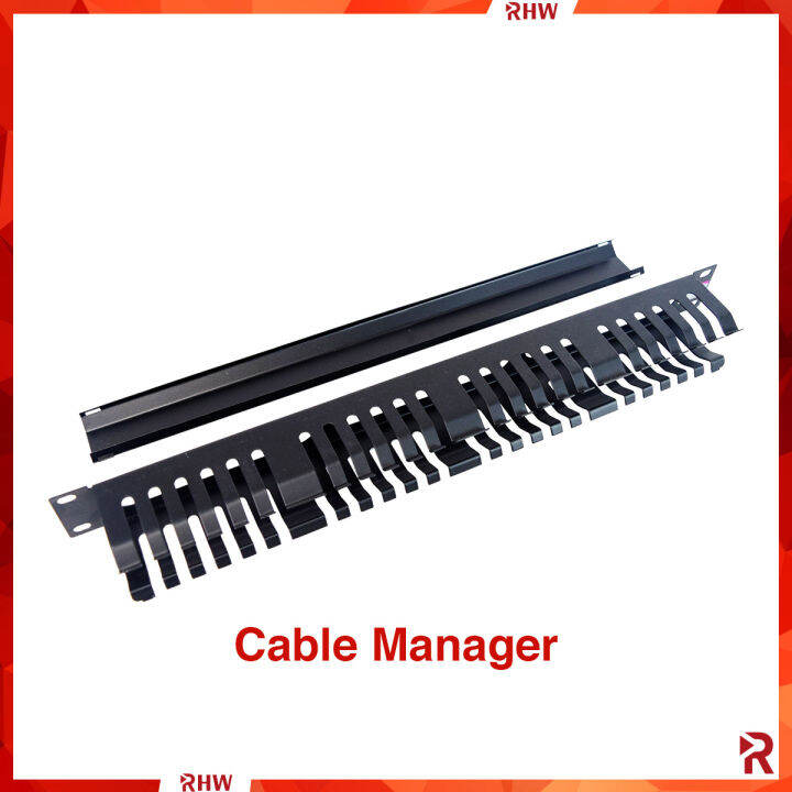 1U Cable Manager for Server 12│24│48 Ports Metal Cable