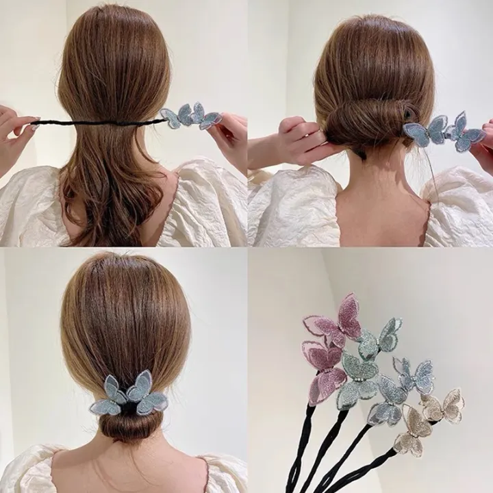 Elegant DIY Twist Bun Donuts Butterfly Headwear Hair Accessories Magic Hair Curler Hair Bun Maker Hair Styling Tools | Lazada Singapore Elegant DIY Twist Bun Donuts Butterfly Headwear Hair Accessories Magic Hair Curler Hair Bun Maker Hair Styling Tools | Lazada Singapore