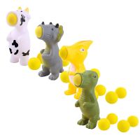 Funny Animal Pop Out Foam Balls Dinosaur Squeeze Shoots Ball Kids FidgetToys Stuff Weird Gadgets Autism Sensory Anti Stress Toys