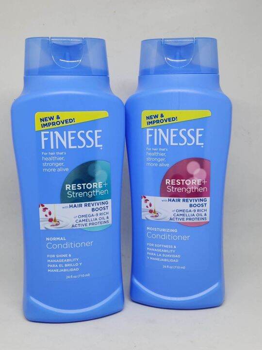 Finesse Shampoo &amp; Conditioner Restore Strengthen Hair Boost | Lazada PH