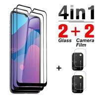 กระจกเทมเปอร์ฝาครอบ4-In-1สำหรับ Honor หน้าจอแสดงผลของกล้อง9a 8S 8c เคสปกป้องโทรศัพท์9x สำหรับ Lite Protector Honor 9 Lite